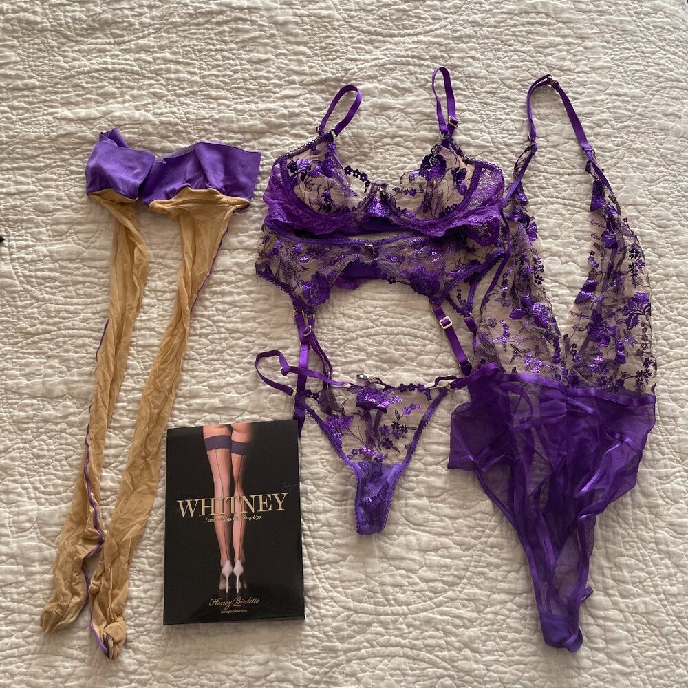 Honey Birdette Whitney Indigo Full Set
